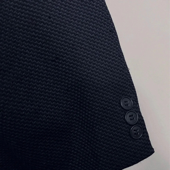 MANI by Giorgio Armani wool navy blazer career party office designer luxury - Picture 6 of 7